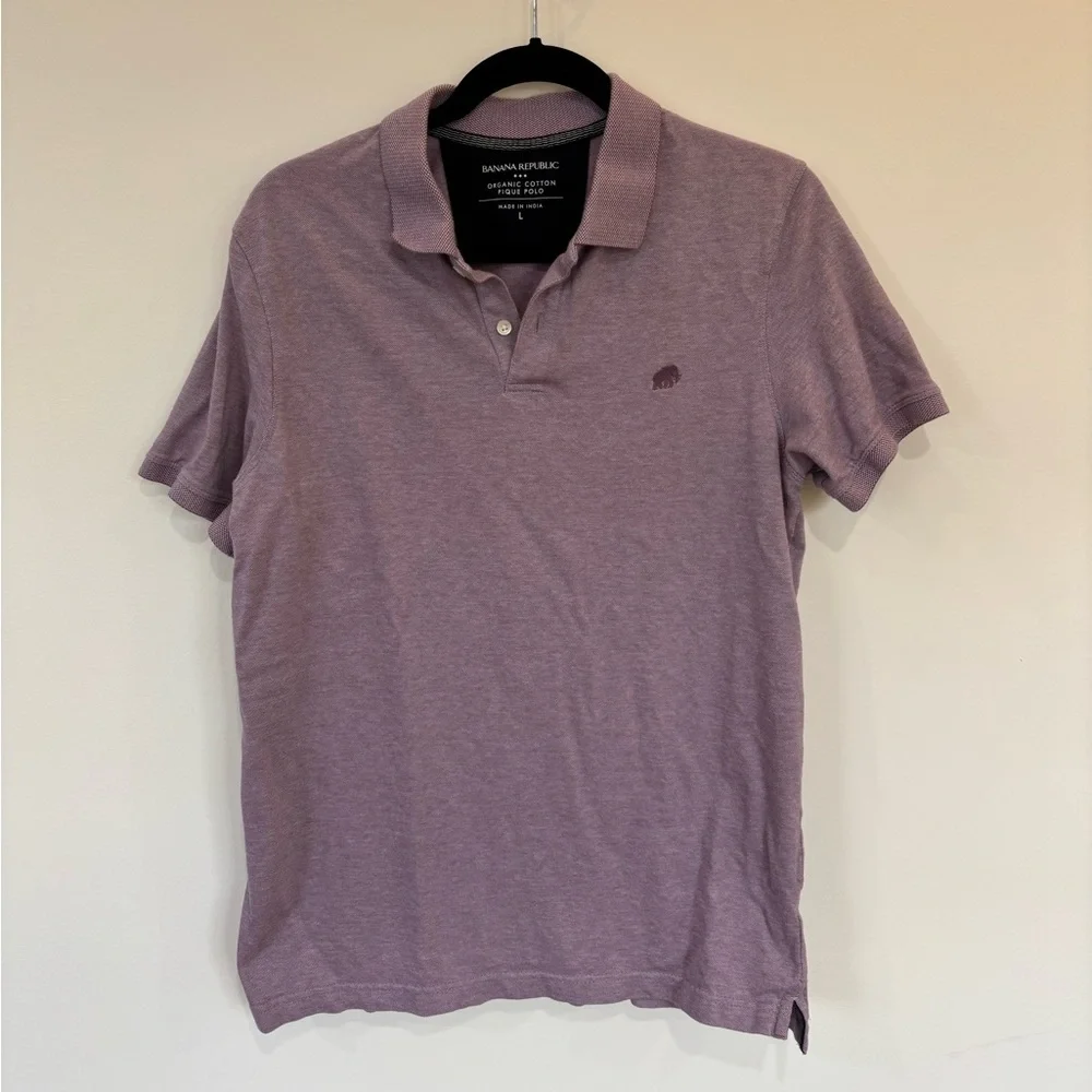 Banana Republic Organic Cotton Short Sleeve Polo